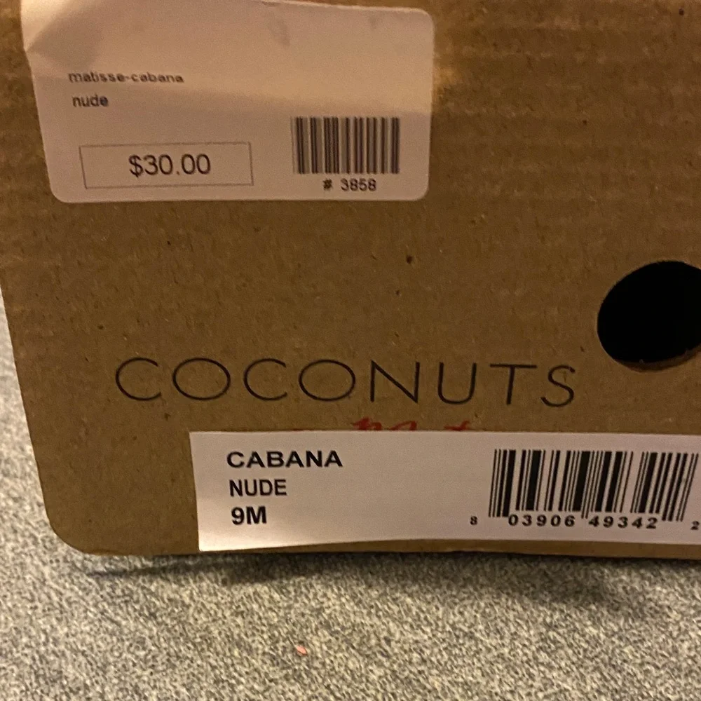 Coconuts by Matisse Cabana Nude Slide Sandals size 9 - Picture 3 of 3